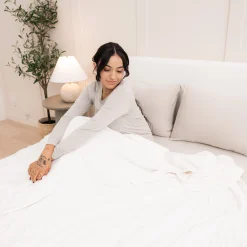 Kyte Baby Adult Quilted Blanket in 1.0 Cloud Sale