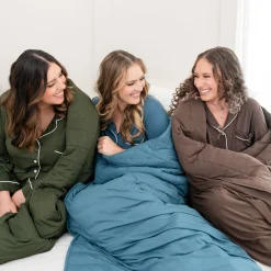 Kyte Baby Adult Quilted Blanket in 2.5 Atlantic Discount