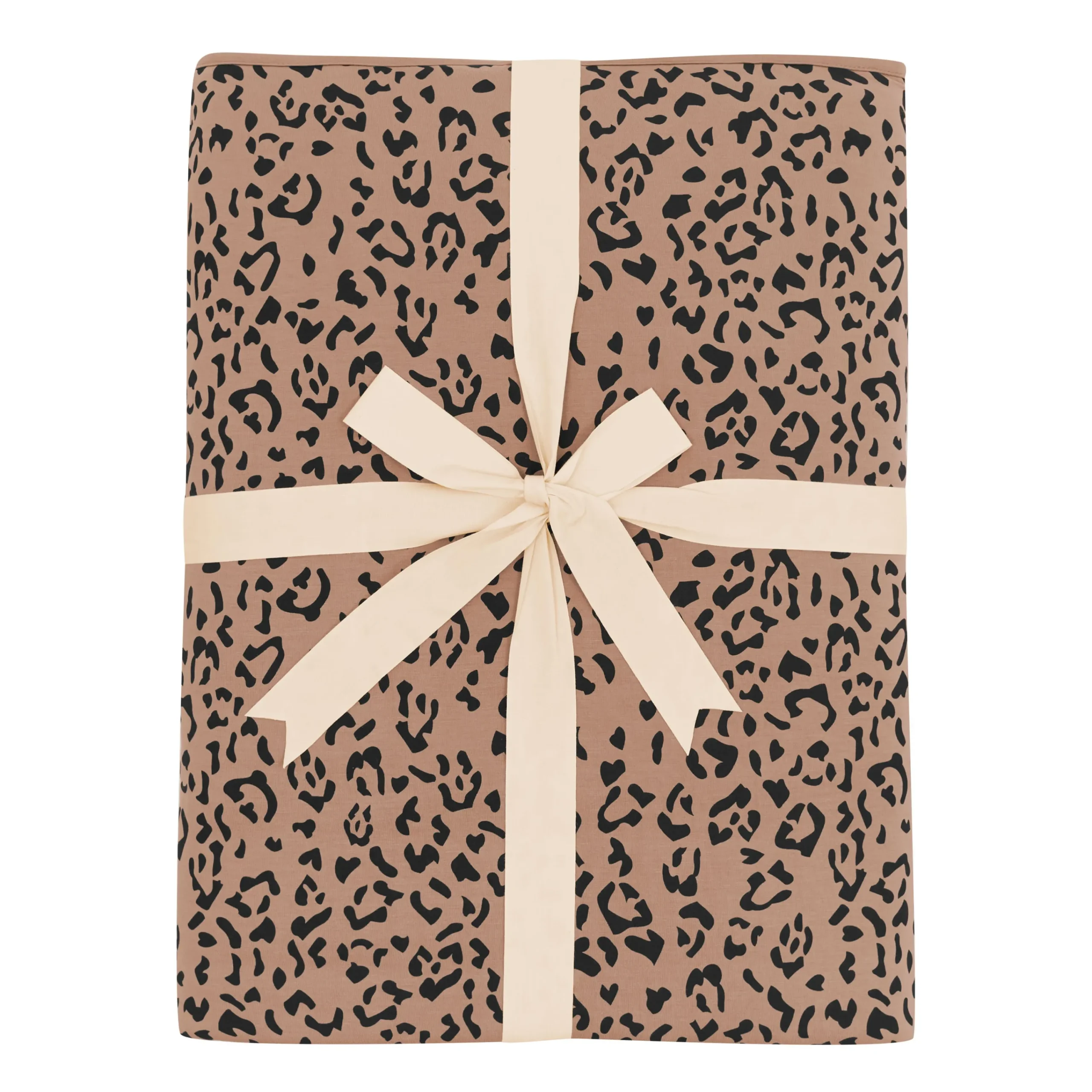 Kyte Baby Adult Quilted Blanket in 2.5 Latte Leopard Discount