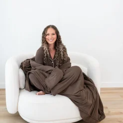 Kyte Baby Adult Quilted Blanket in Espresso 2.5 Online
