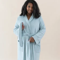 Kyte Baby Adult Robe in Fog Discount