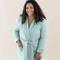 Kyte Baby Adult Robe in Sage Discount