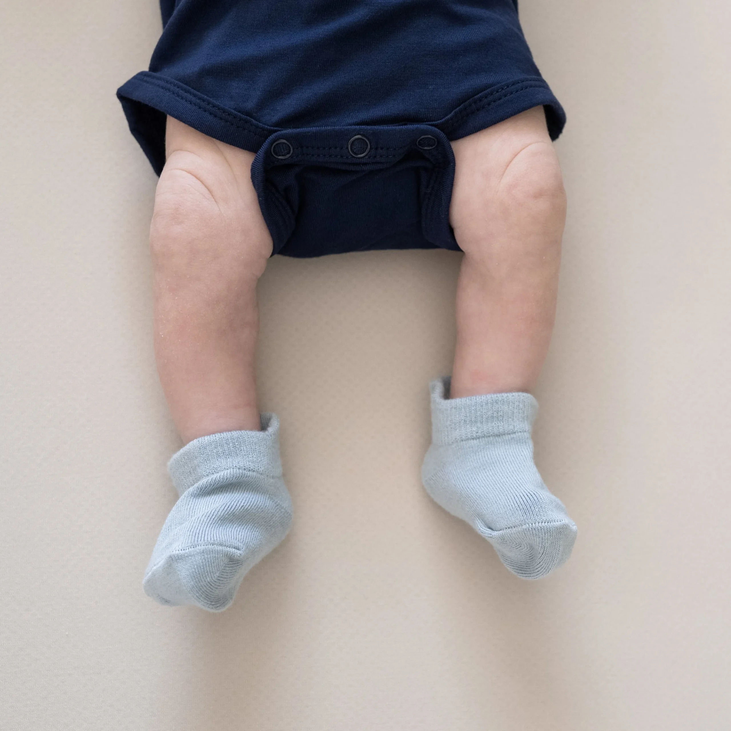 Kyte Baby Ankle Socks Combo 5-Pack in Cool Cool Set: Cloud/Oat/Fog/Slate/Navy New