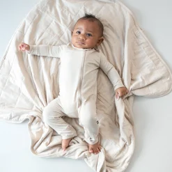 Kyte Baby Baby Blanket in 1.0 Bisque Hot