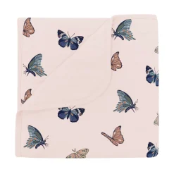Kyte Baby Baby Blanket in 1.0 Blush Butterfly Hot