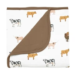 Kyte Baby Baby Blanket in 1.0 Moo Hot