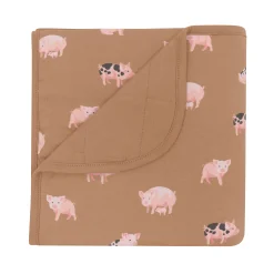 Kyte Baby Baby Blanket in Pig 1.0 New