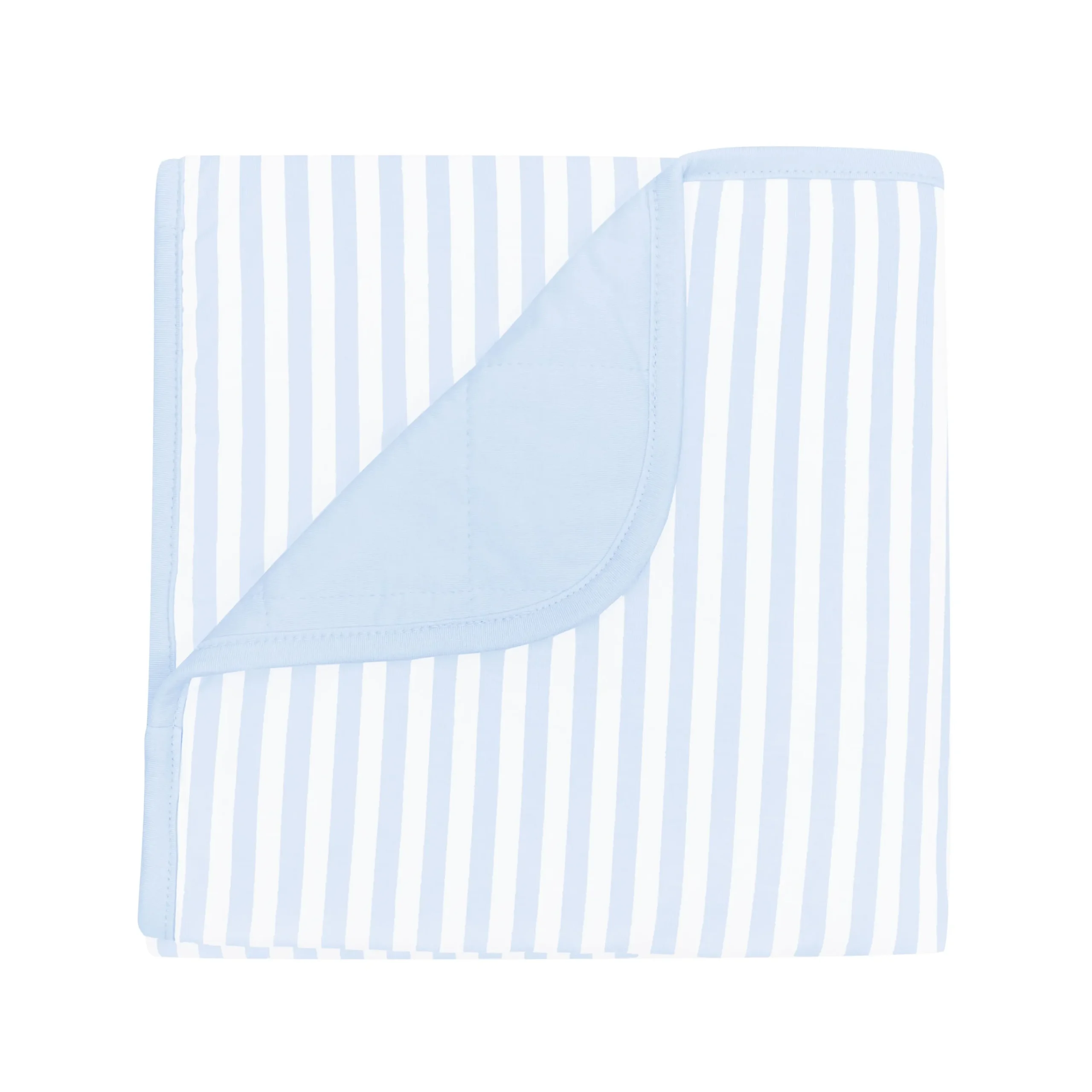 Kyte Baby Baby Blanket in 1.0 Small Mist Stripe Outlet