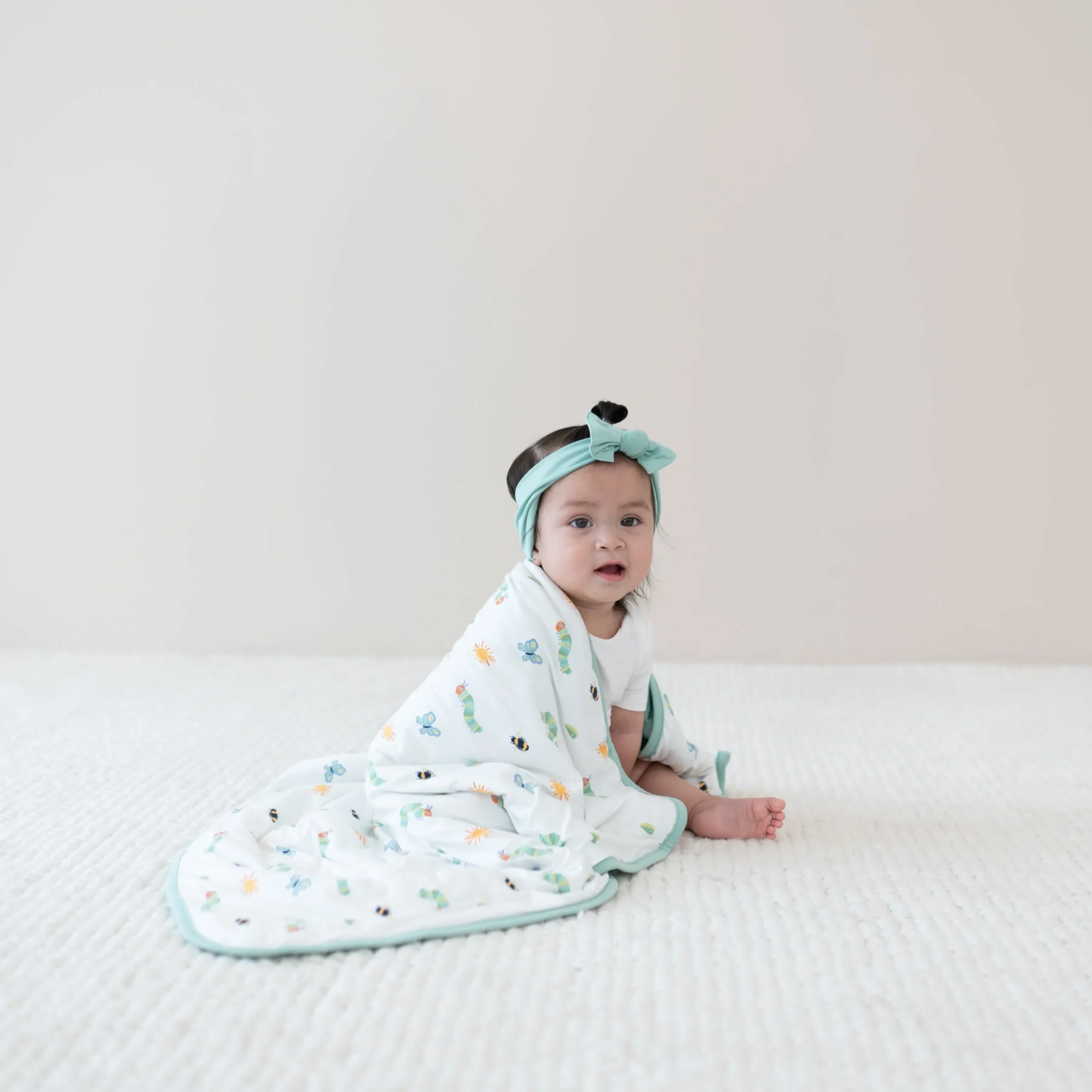 Kyte Baby Baby Blanket in 1.0 The Very Hungry Caterpillar™ and Friends Hot