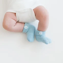 Kyte Baby Baby 3-Pack Socks in Cool Cool Set: Cloud/Stream/Tahoe Outlet