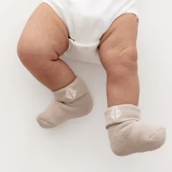 Kyte Baby Baby 3-Pack Socks in Neutral Neutral Set: Cloud/Oat/Sage