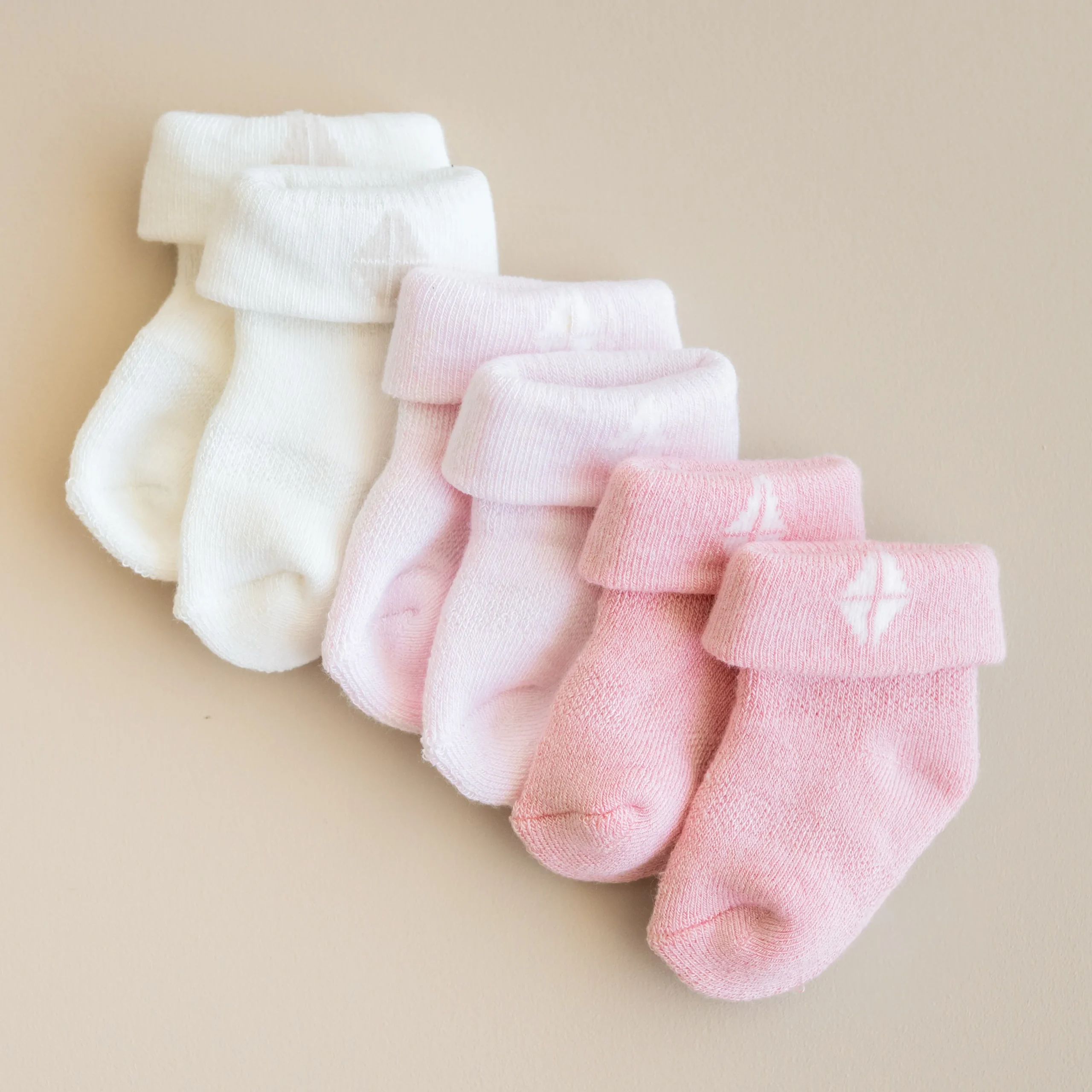 Kyte Baby Baby 3-Pack Socks in Pastel Pastel Set: Cloud/Sakura/Crepe Discount