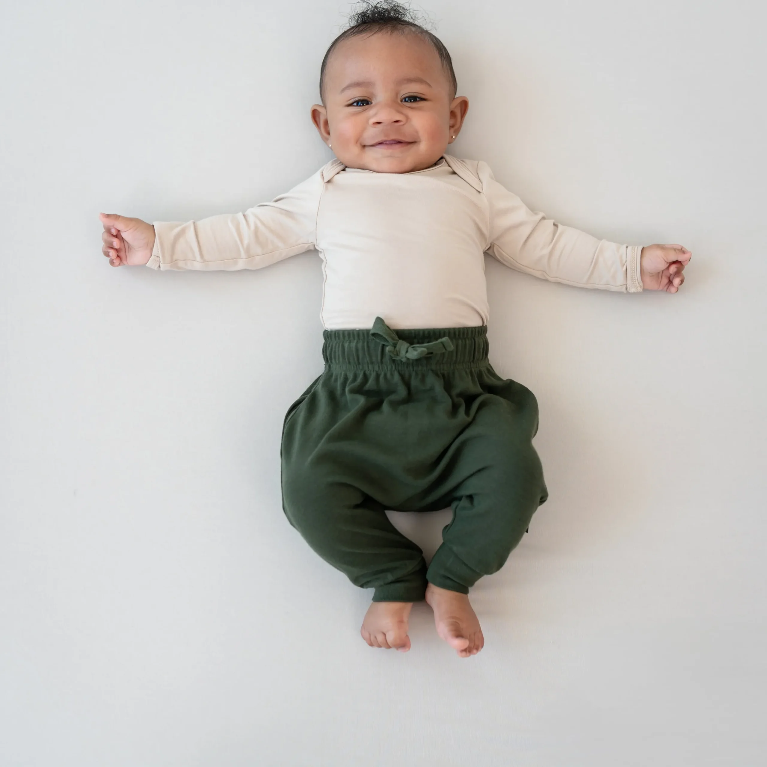 Kyte Baby Bamboo Jersey Harem Pants in Fir New