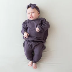 Kyte Baby Bamboo Jersey Harem Pants in Currant Clearance