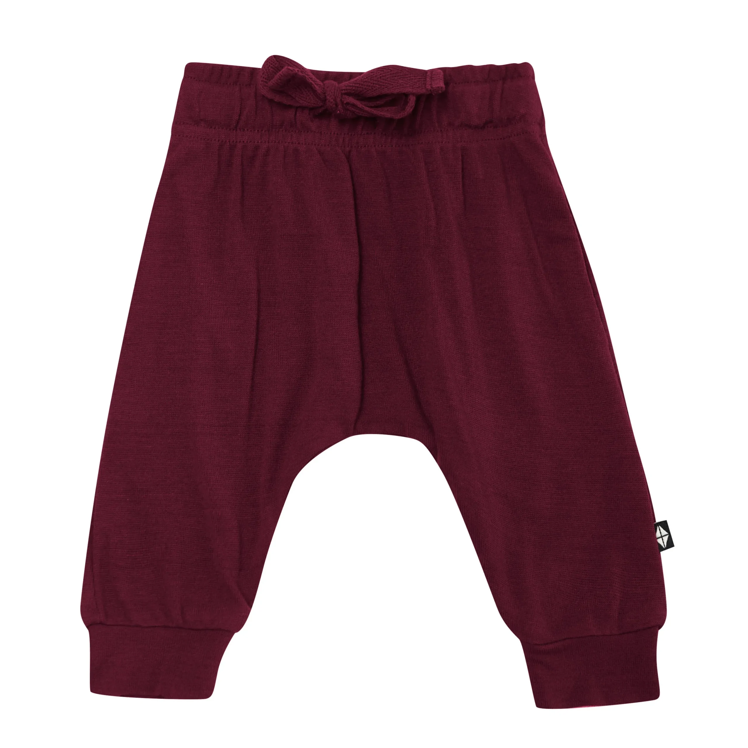 Kyte Baby Bamboo Jersey Harem Pants in Burgundy