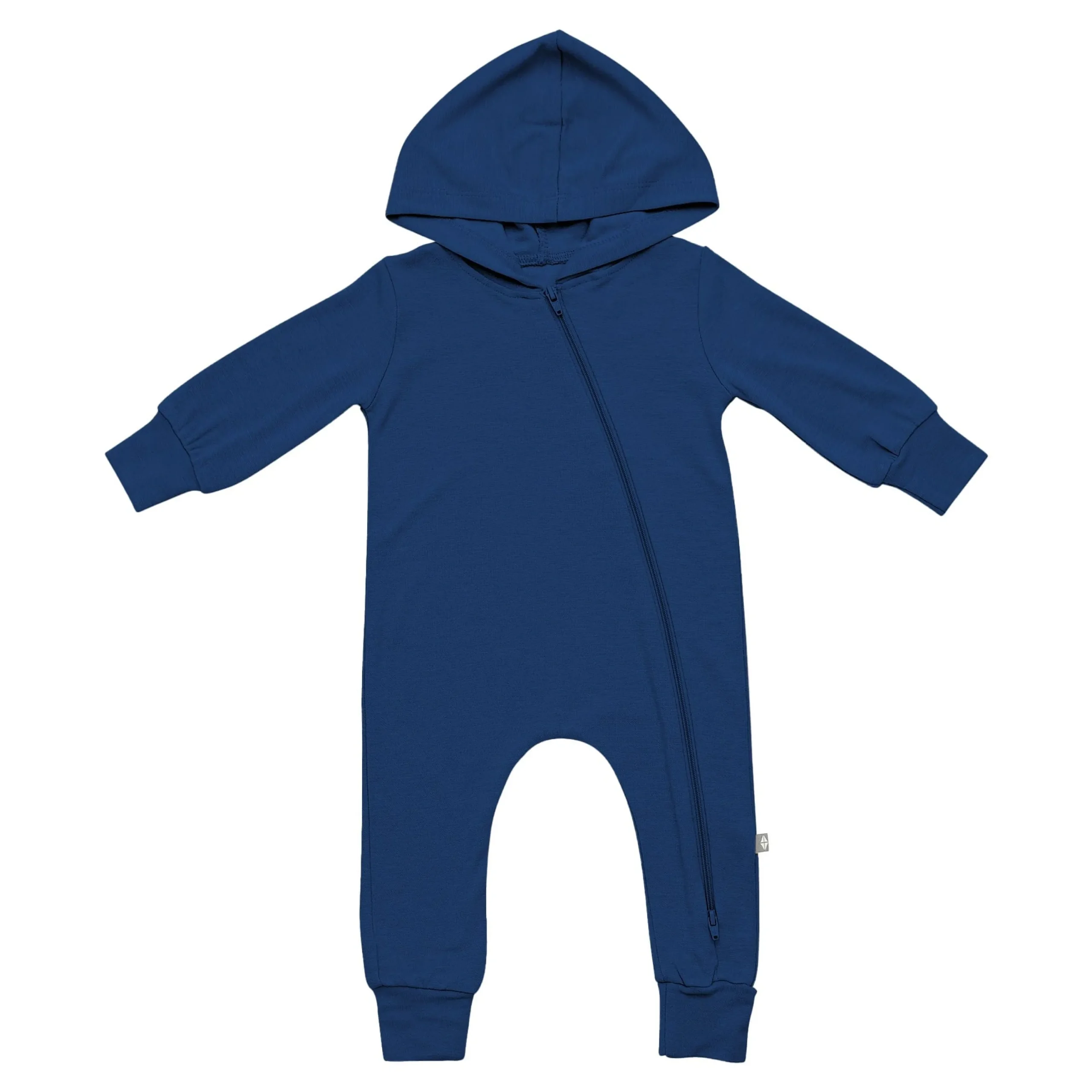 Kyte Baby Bamboo Jersey Hooded Zippered Romper in Tahoe Online