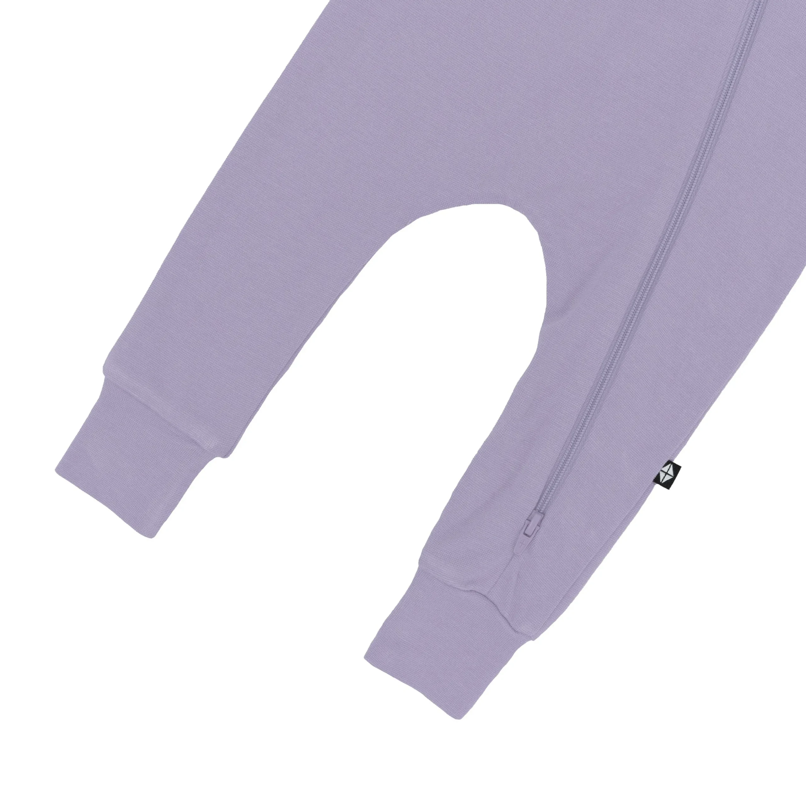 Kyte Baby Bamboo Jersey Hooded Zippered Romper in Taro Outlet