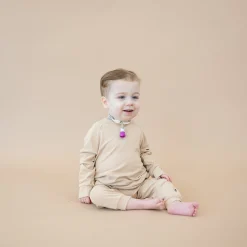 Kyte Baby Bamboo Jersey Jogger Set in Bisque Sale