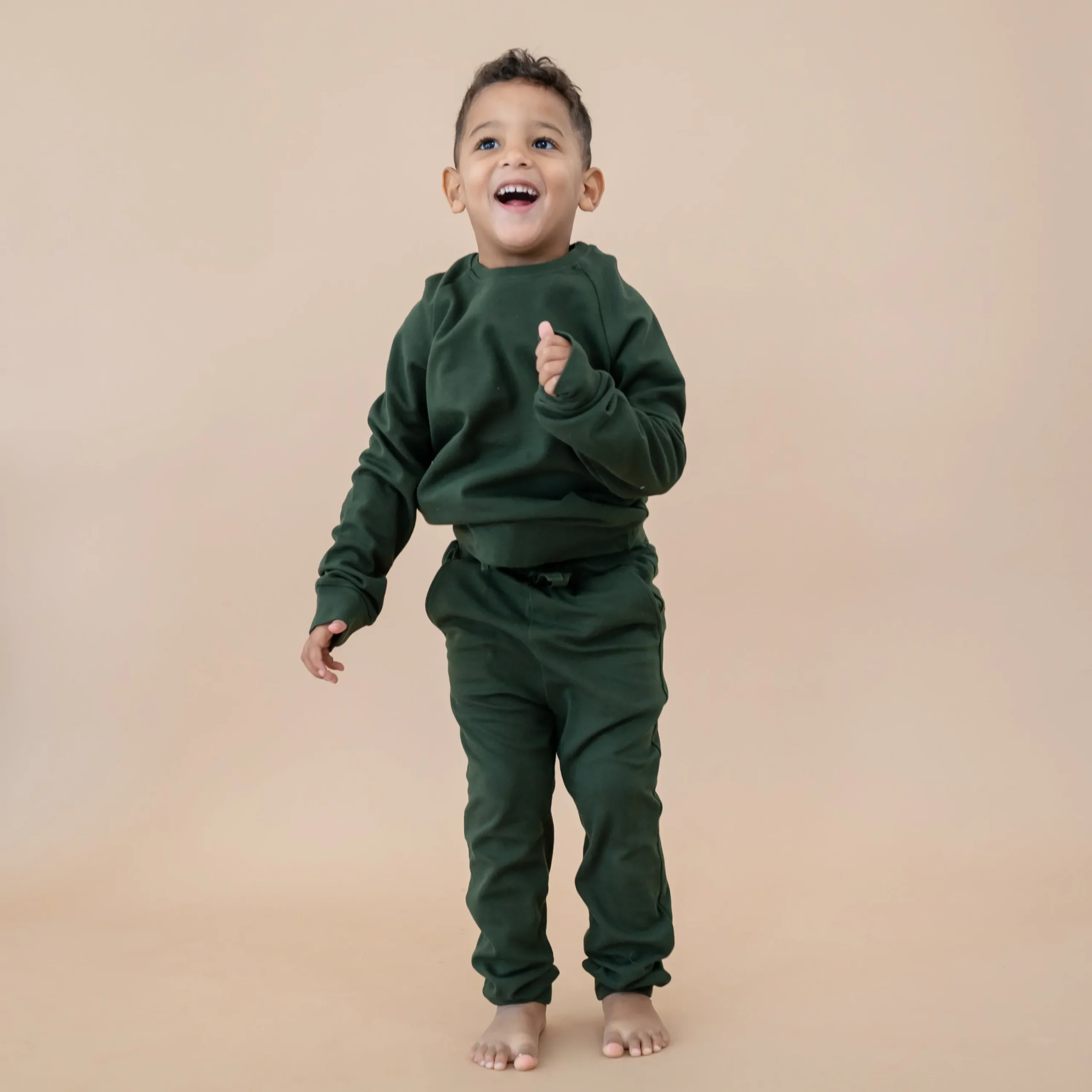 Kyte Baby Bamboo Jersey Jogger Set in Fir Online