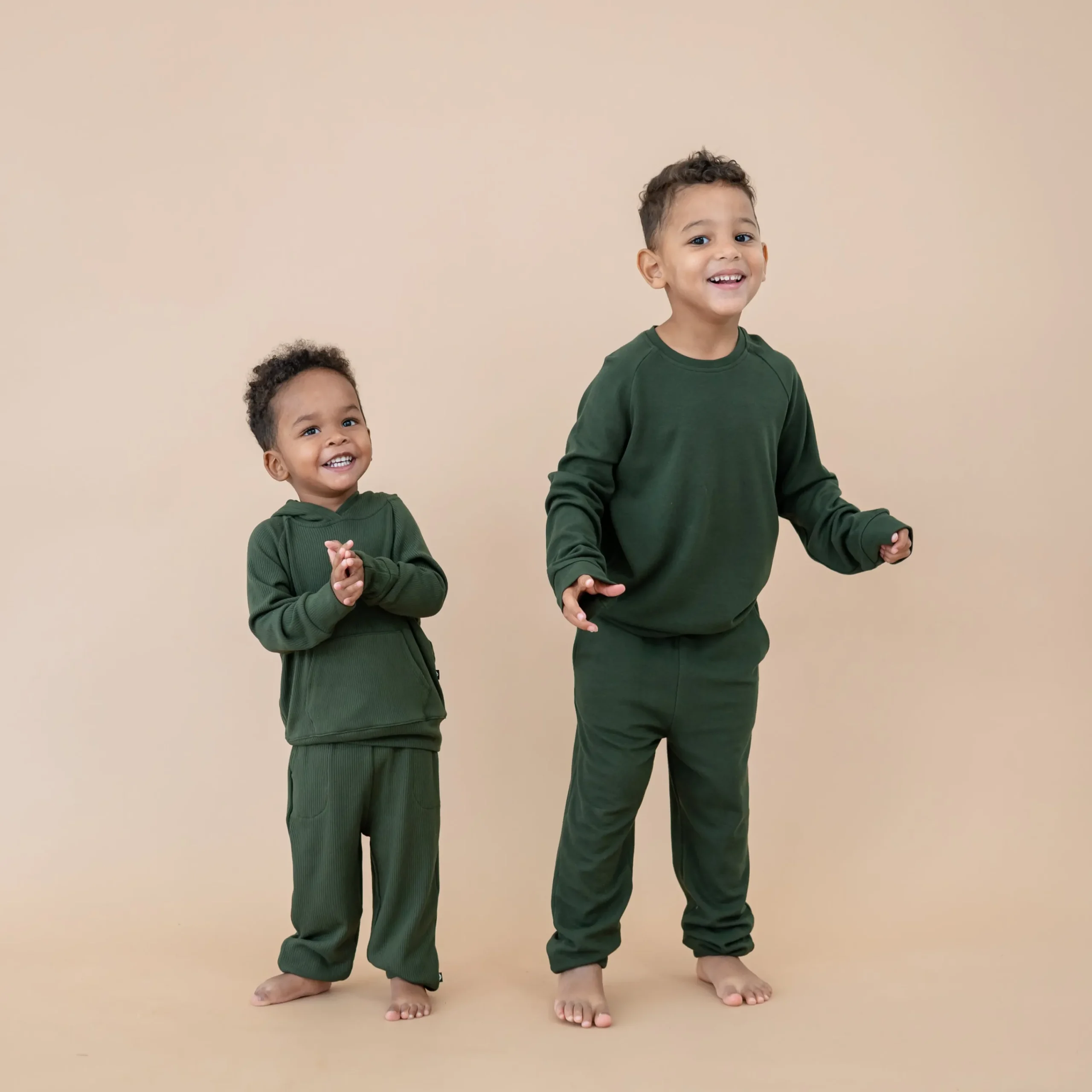 Kyte Baby Bamboo Jersey Jogger Set in Fir Online