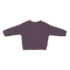 Kyte Baby Bamboo Jersey Long Sleeve Drop Shoulder Top in Currant Discount