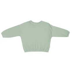 Kyte Baby Bamboo Jersey Long Sleeve Drop Shoulder Top in Thyme Clearance