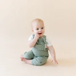 Kyte Baby Bamboo Jersey Overall in Thyme New