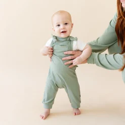 Kyte Baby Bamboo Jersey Overall in Thyme New