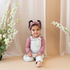 Kyte Baby Bamboo Jersey Overall in Oat Best