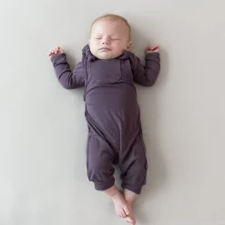 Kyte Baby Bamboo Jersey Overall in Currant Best