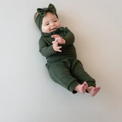 Kyte Baby Bamboo Jersey Overall in Fir New