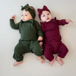 Kyte Baby Bamboo Jersey Overall in Fir New