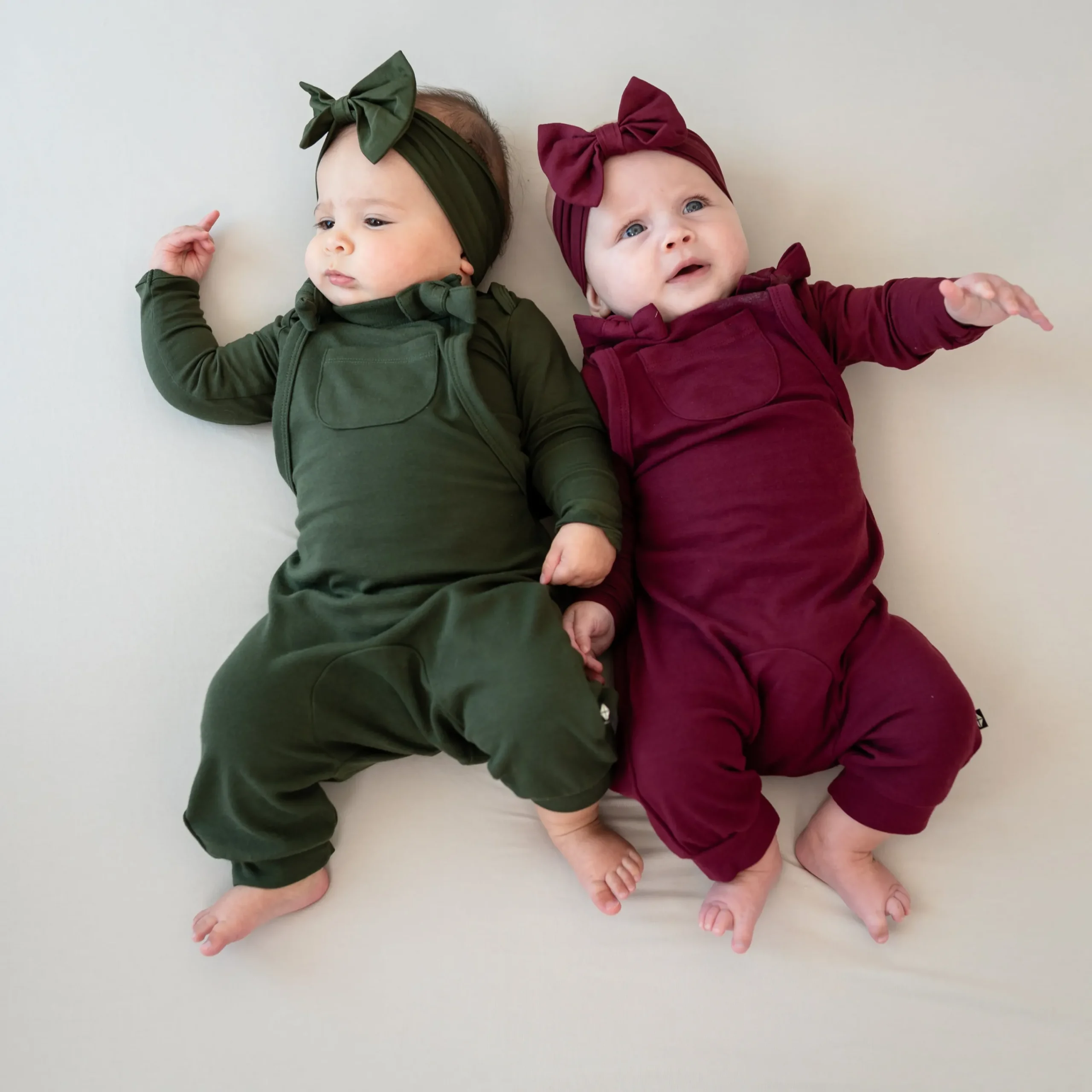 Kyte Baby Bamboo Jersey Overall in Fir New