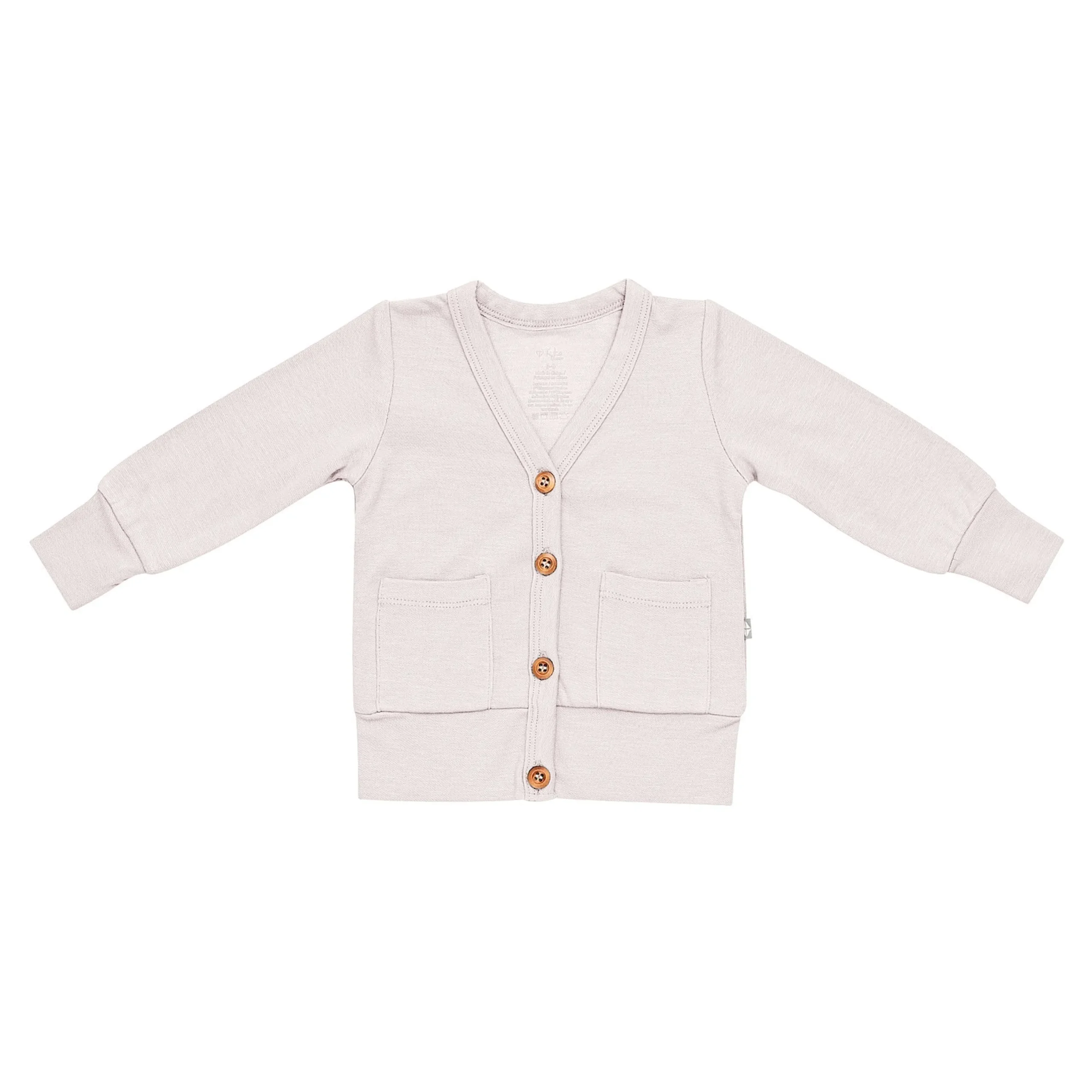 Kyte Baby Bamboo Jersey Toddler Cardigan in Oat Hot