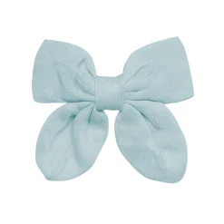 Kyte Baby Bamboo Muslin Alligator Clip Bow in Mist