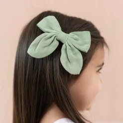 Kyte Baby Bamboo Muslin Alligator Clip Bow in Jojoba Online