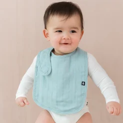 Kyte Baby Bamboo Muslin Bib in Mist
