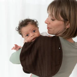 Kyte Baby Bamboo Muslin Burp Cloth in Espresso New
