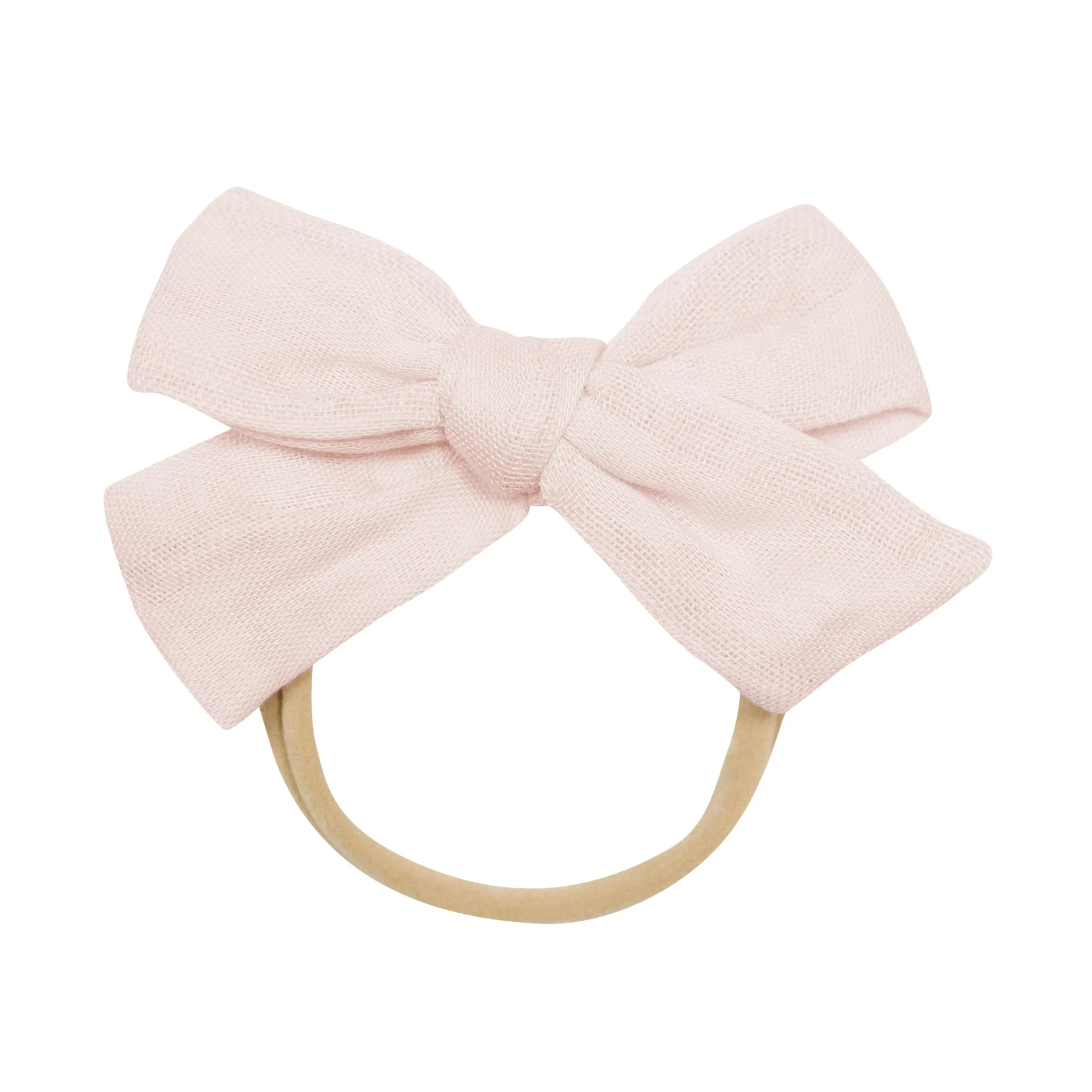 Kyte Baby Bamboo Muslin Medium Bow in Blush Outlet