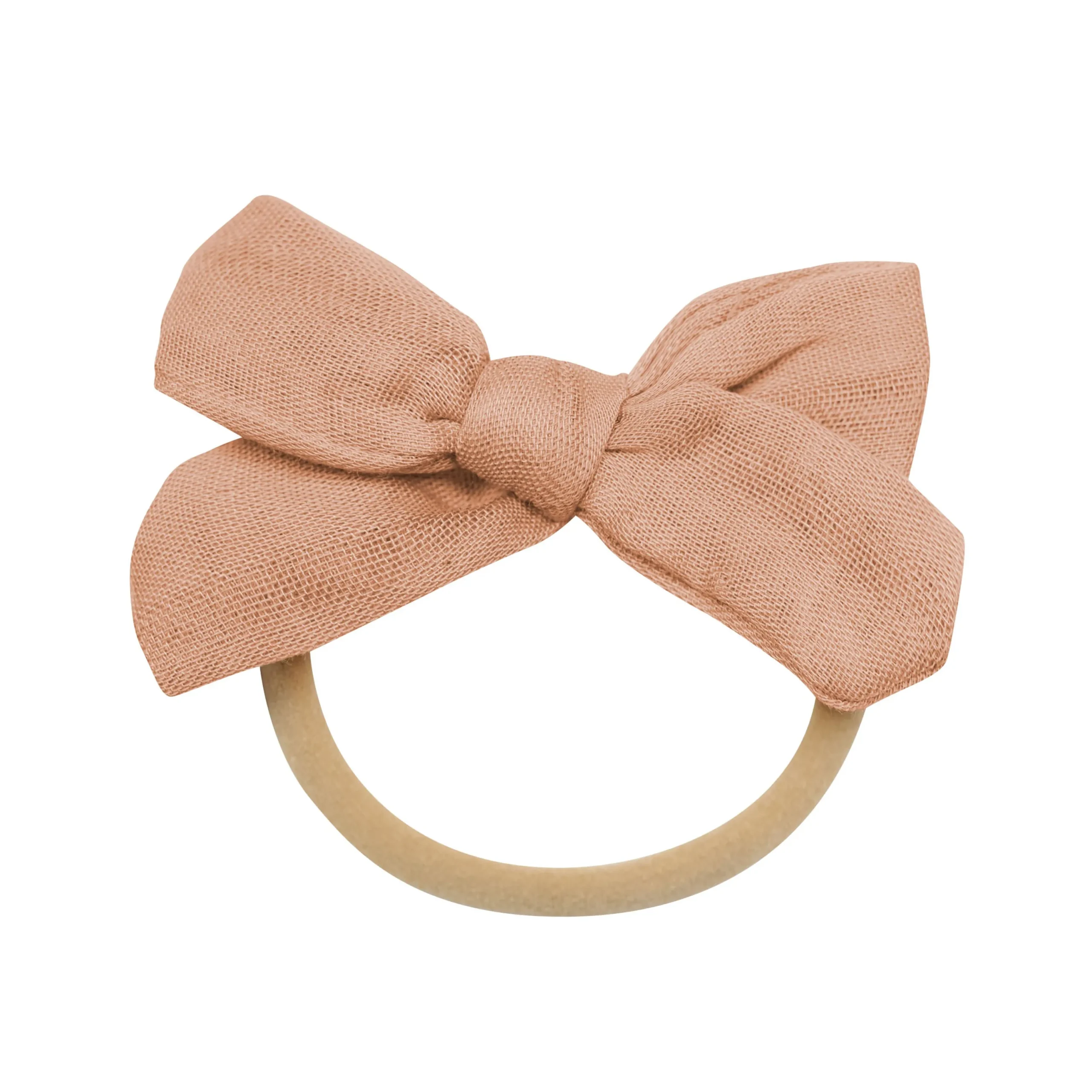 Kyte Baby Bamboo Muslin Medium Bow in Fawn Sale