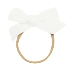 Kyte Baby Bamboo Muslin Medium Bow in Cloud Outlet