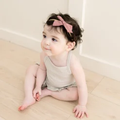 Kyte Baby Bamboo Muslin Medium Bow in Dusty Rose Sale