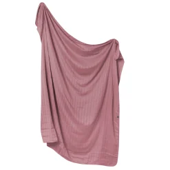 Kyte Baby Bamboo Muslin Swaddle Blanket in Dusty Rose