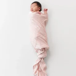 Kyte Baby Bamboo Muslin Swaddle Blanket in Blush Clearance