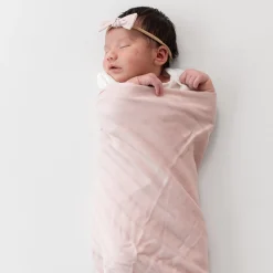 Kyte Baby Bamboo Muslin Swaddle Blanket in Blush Clearance
