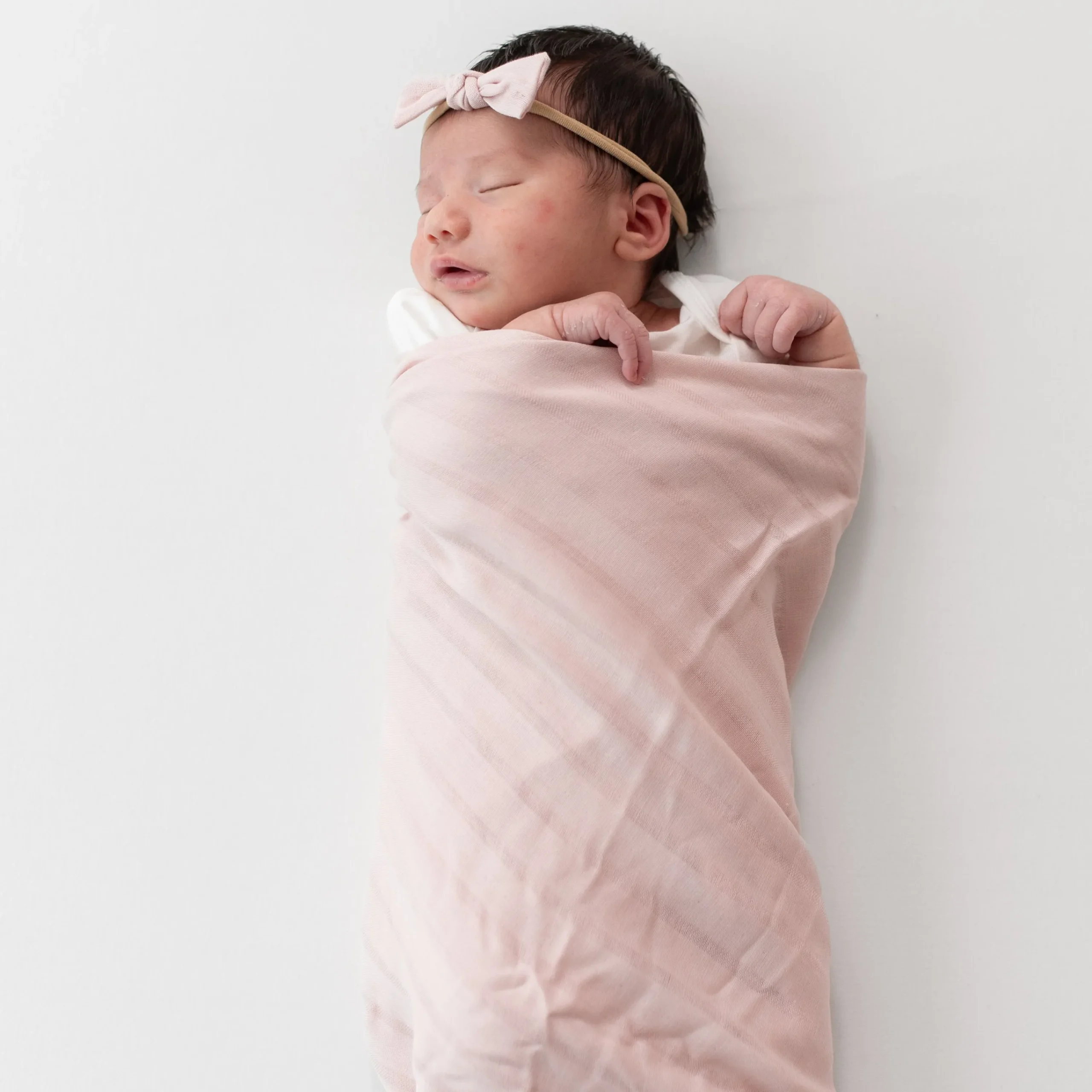Kyte Baby Bamboo Muslin Swaddle Blanket in Blush Clearance