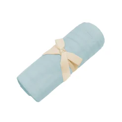 Kyte Baby Bamboo Muslin Swaddle Blanket in Mist Hot