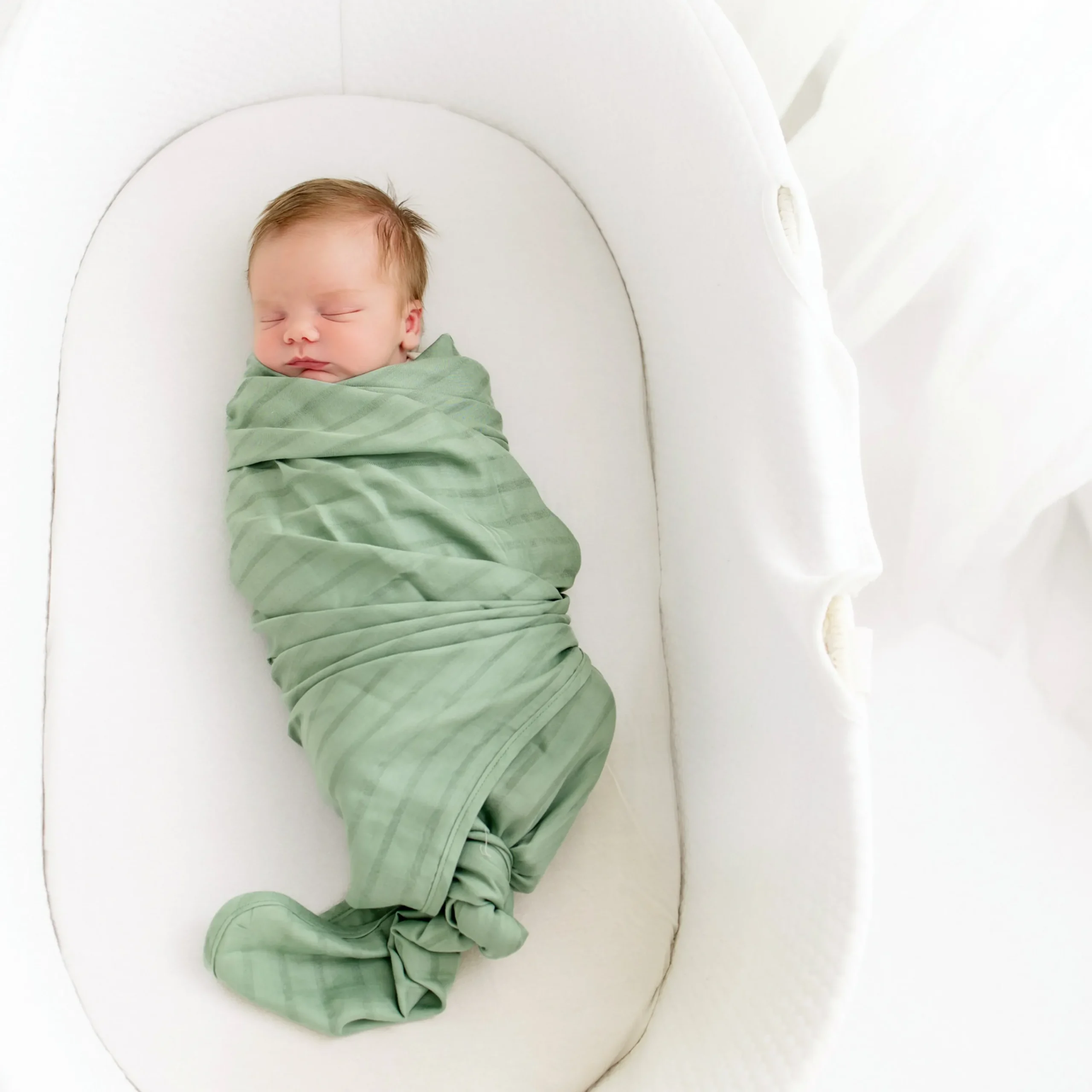 Kyte Baby Bamboo Muslin Swaddle Blanket in Matcha Clearance
