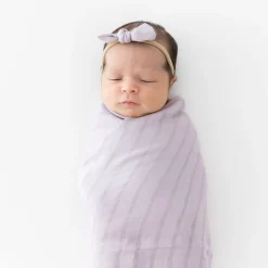 Kyte Baby Bamboo Muslin Tiny Bow in Wisteria Best