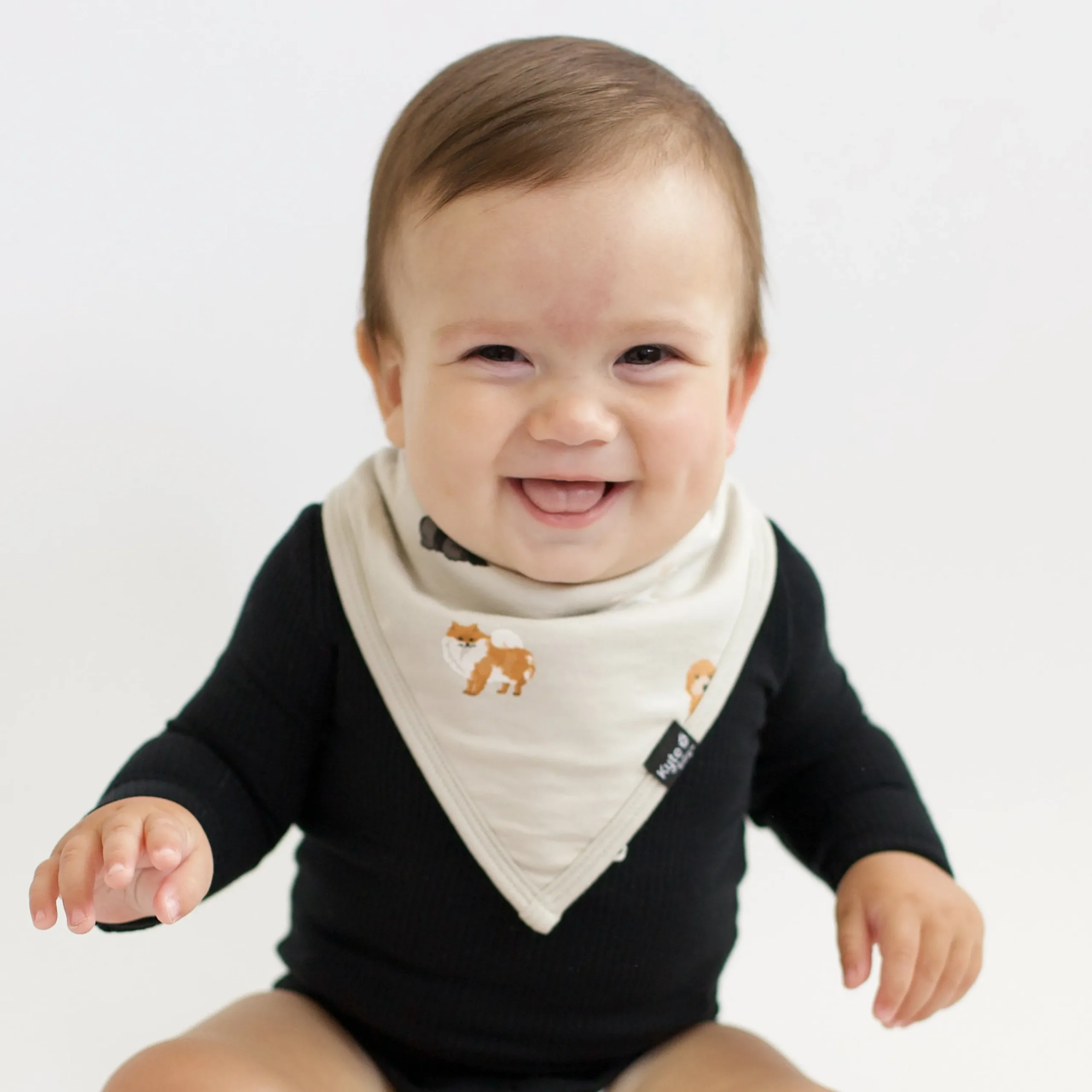 Kyte Baby Bib in Fluffy Dog Outlet